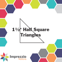 1½" Half Square Triangles