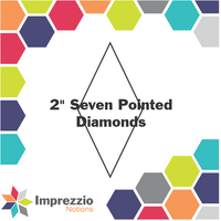 2" Seven Pointed Diamonds