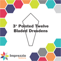 3" Pointed Twelve Bladed Dresdens