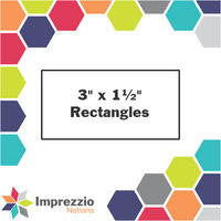 3" x 1½" Rectangles