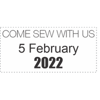 Come Sew With Us! - 5 February 2022