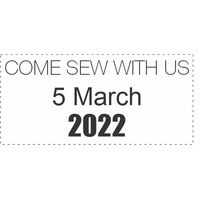 Come Sew With Us! - 5 March 2022