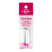 Sewline Fabric Glue Pen Refill (Blue) - Pack of Two
