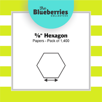 ⅝" Hexagon Papers - Pack of 1,400