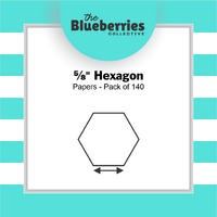 ⅝" Hexagon Papers - Pack of 140