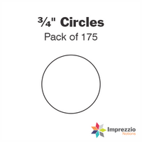 ¾" Circle Papers - Pack of 175