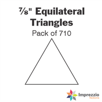 ⅞" Equilateral Triangle Papers - Pack of 710