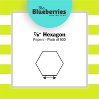 ⅞" Hexagon Papers - Pack of 900