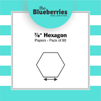 ⅞" Hexagon Papers - Pack of 90