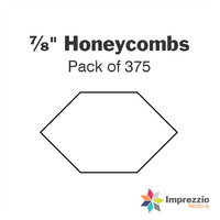 ⅞" Honeycomb Papers - Pack of 375