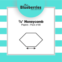 ⅞" Honeycomb Papers - Pack of 90
