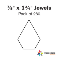 ⅞" x 1¾" Jewel Papers - Pack of 280