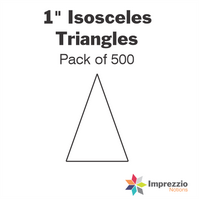 1" 36° Isosceles Triangle Papers - Pack of 500