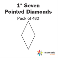 1" Seven Pointed Diamond Papers - Pack of 480