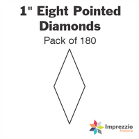 1" Eight Pointed Diamond Papers - Pack of 180