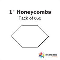 1" Honeycomb Papers - Pack of 650