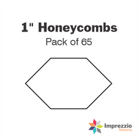 1" Honeycomb Papers - Pack of 65
