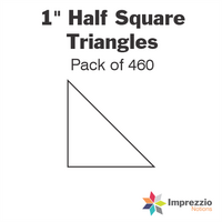 1" Half Square Triangle Papers - Pack of 460