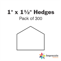 1" x 1½" Hedge Papers - Pack of 300