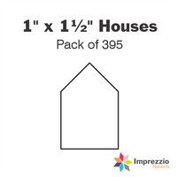 1" x 1½" House Papers - Pack of 395