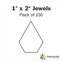 1" x 2" Jewel Papers - Pack of 230
