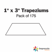 1" x 3" Trapezium Papers - Pack of 175