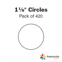 1⅛" Circle Papers - Pack of 420