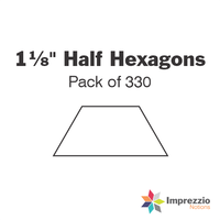 1?" Half Hexagon Papers - Pack of 330
