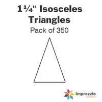 1¼" 36° Isosceles Triangle Papers - Pack of 350