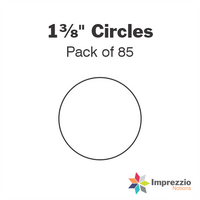 1⅜" Circle Papers - Pack of 85