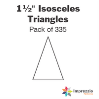 1½" 36° Isosceles Triangle Papers - Pack of 335