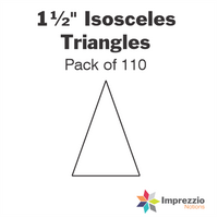 1½" 36° Isosceles Triangle Papers - Pack of 110