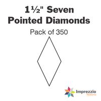 1½" Seven Pointed Diamond Papers - Pack of 350