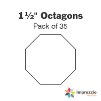 1½"	Octagon Papers - Pack of 35
