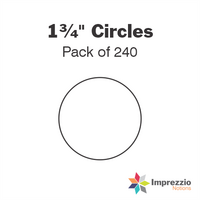 1¾" Circle Papers - Pack of 240