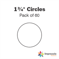 1¾" Circle Papers - Pack of 60