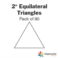 2" Equilateral Triangle Papers - Pack of 90
