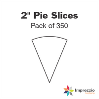 2" Pie Slice Papers - Pack of 350