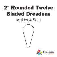 2"  Rounded Twelve Bladed Dresdens