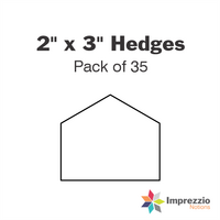 2" x 3" Hedge Papers - Pack of 35