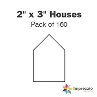 2" x 3" House Papers - Pack of 160