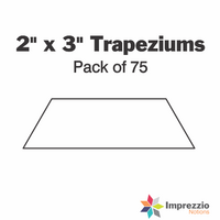 2" x 3" Trapezium Papers - Pack of 75