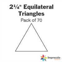 2¼" Equilateral Triangle Papers - Pack of 70