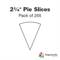 2¼" Pie Slice Papers - Pack of 255