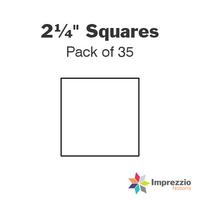 2¼" Square Papers - Pack of 35