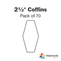 2½" Coffin Papers - Pack of 70