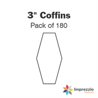 3" Coffin Papers - Pack of 180