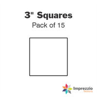 3" Square Papers - Pack of 15