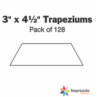 3" x 4½" Trapezium Papers - Pack of 128