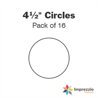 4½" Circle Papers - Pack of 16